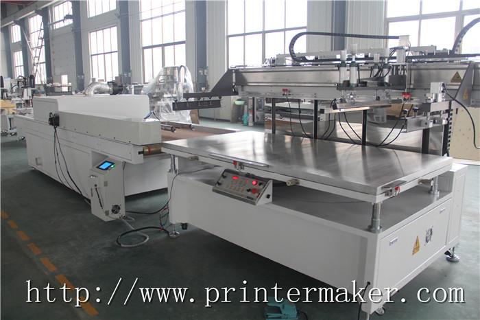 Flat Bed Screen Printing Machine with Auto Unload System and IR Tunnel 2