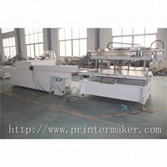 Flat Bed Screen Printing Machine with Auto Unload System and IR Tunnel