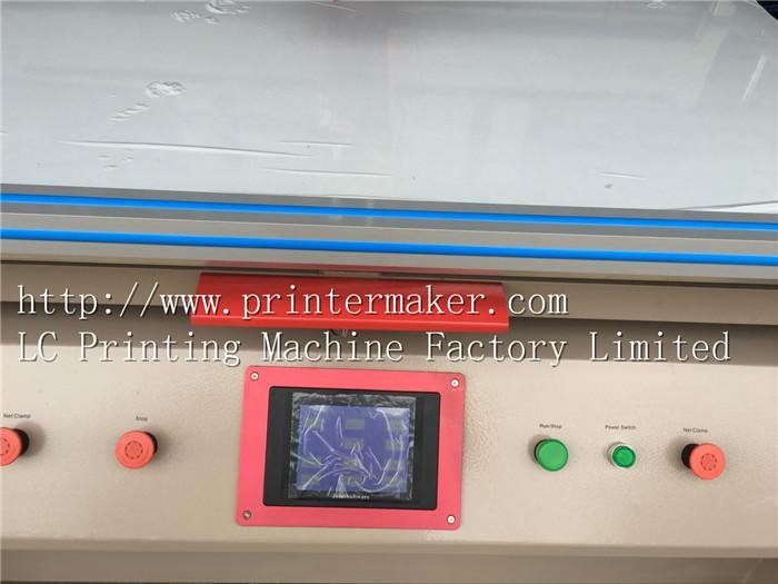 Large Size Flat Bed Silk Screen Printing Machine with PLC control and Servo Moto 3