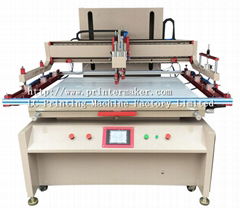 Large Size Flat Bed Silk Screen Printing Machine with PLC control and Servo Moto