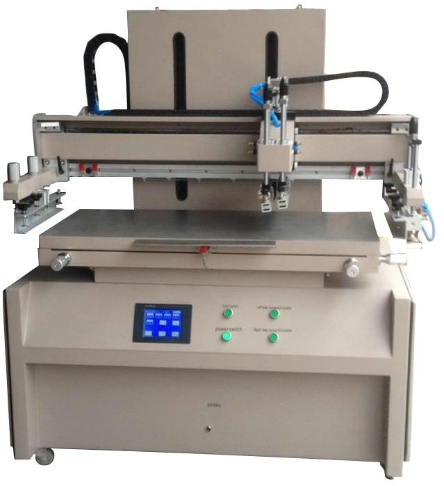 Plane Screen Printer with Servo Motor and PLC Control