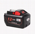 18V  lithium Batteries for Milwaukees Power Tools 
