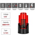 Milwaukees M12s Power Tool Battery li-ion battery