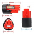 Milwaukees M12s Power Tool Battery li-ion battery 3