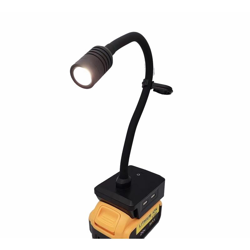 Portable USB Rechargeable LED Lamp Lithium Battery Work Light 3