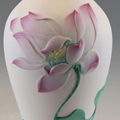 供应陶瓷莲花花瓶中式家居装饰品 2