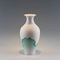 供應陶瓷蓮花花瓶中式家居裝飾品