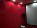 the studio sound absorption panel with high density glass wool board core and co