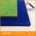 Polyester fiber board for sound absobing and house decorated