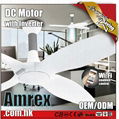 CEILING FAN WITH DC MOTOR