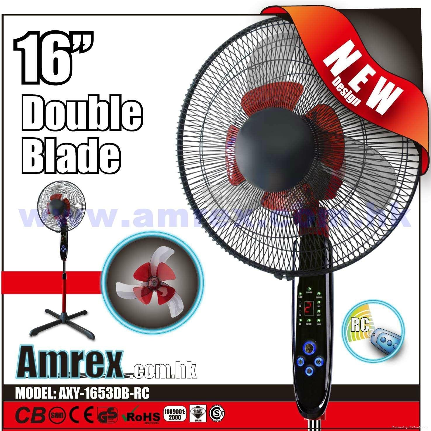 16" STAND FAN WITH REMOTE CONTROL