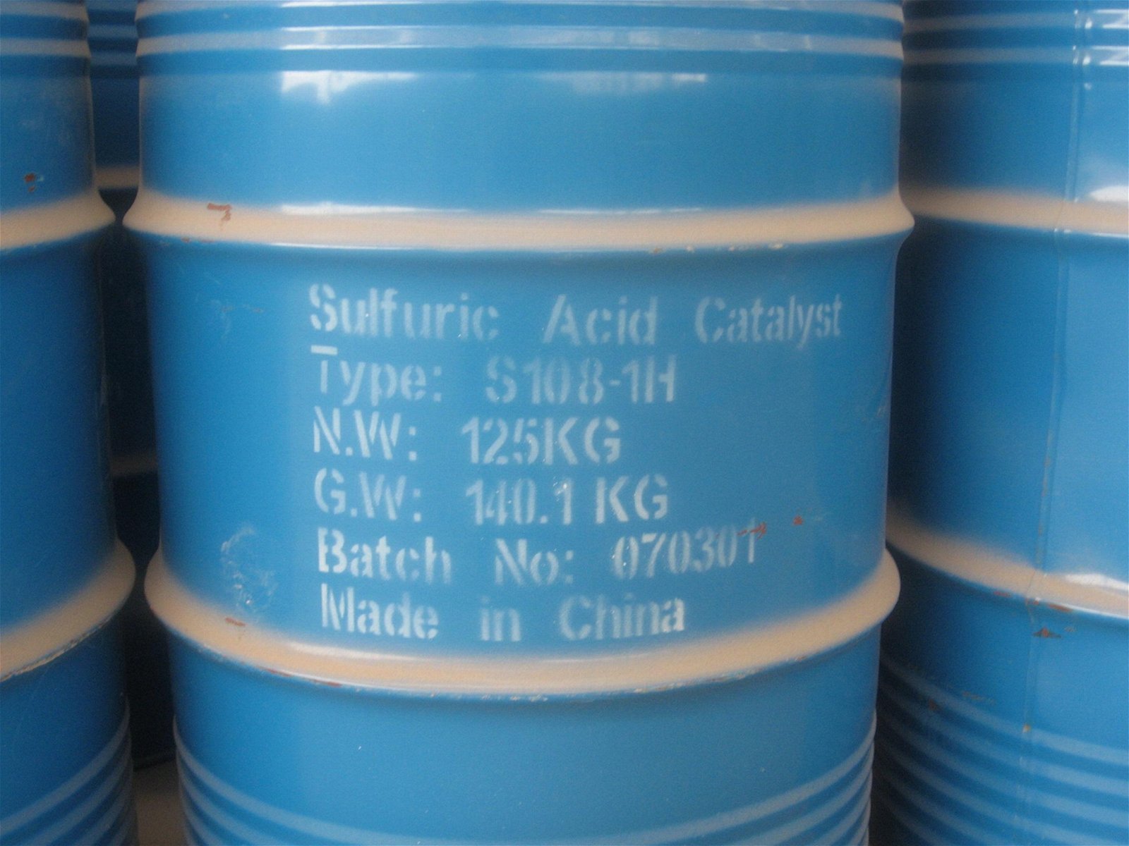Sulfuric acid catalyst 2