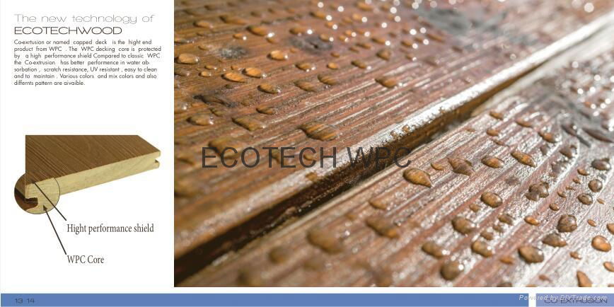 High quality Co-extruded WPC decking   2