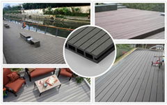 Wood plastic composite decking