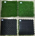 WPC Decking Fake/Artificial Grass Tile