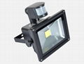 10W LED COB Solar flood light with PIR sensor