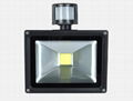 10W LED COB Solar flood light with PIR sensor