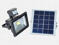 10W LED COB Solar flood light with PIR sensor