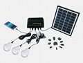 8W Solar Home Lighting Kit - 4 bulbs