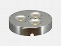 Round Surface Mounted Cabinet 12V 3W Lamp LED Exhibition Cabinet Light 1