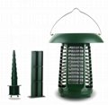 2019 Solar Insect Killer Mosquito Killer Lamp with uv attached bug zapper
