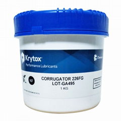 杜邦科慕 krytox 226FG全氟聚醚氟素润滑脂高温食品级高温白油1kg