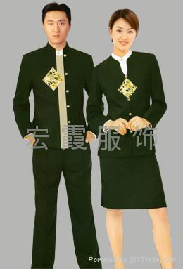 上海酒店賓館工作服定做制服 4