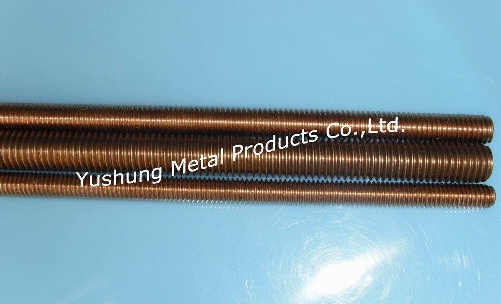 Silicon Bronze Threaded Rod M20x2.5x1m / 2m