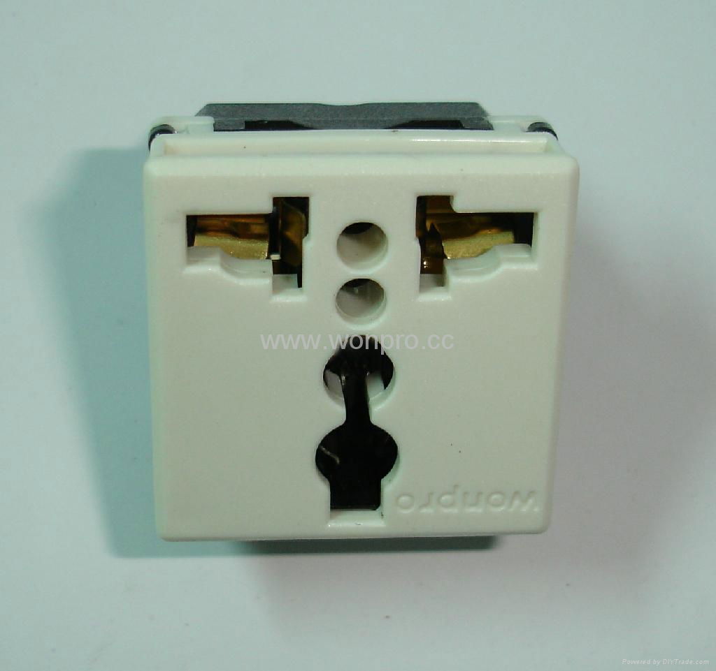 Inlay Way Industrial Universal Socket with screw (BSF-R4T-W 16/20A) 3