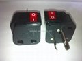 China (and old Australia) Plug Adapter (Grounded))(WSA6B-16-BK) 1