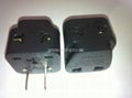 Japan, US Ungrounded Plug Adapter（WA6BDB-6-BK） 1