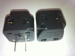 Japan, US Ungrounded Plug Adapter（WA6BDB-6-BK）