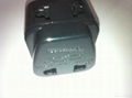 Japan, US Ungrounded Plug Adapter（WA6BDB-6-BK）