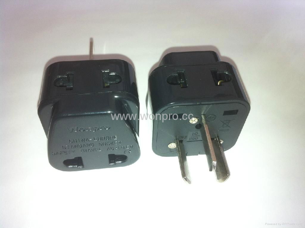 Japan, US Ungrounded Plug Adapter（WA6BDB-16-BK）