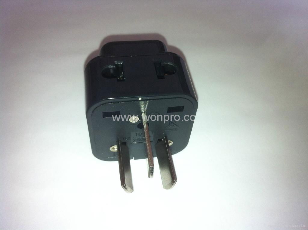 Japan, US Ungrounded Plug Adapter（WA6BDB-16-BK） 3