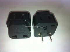 Japan, US Ungrounded Plug Adapter（WA6BD-6-BK）