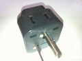 China (and old Australia) Plug Adapter (Grounded))(WA6BD-16-BK）