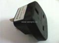 Schuko /England Grounded Plug Adapter(WAS7-9-BK/WAS9-7-BK)