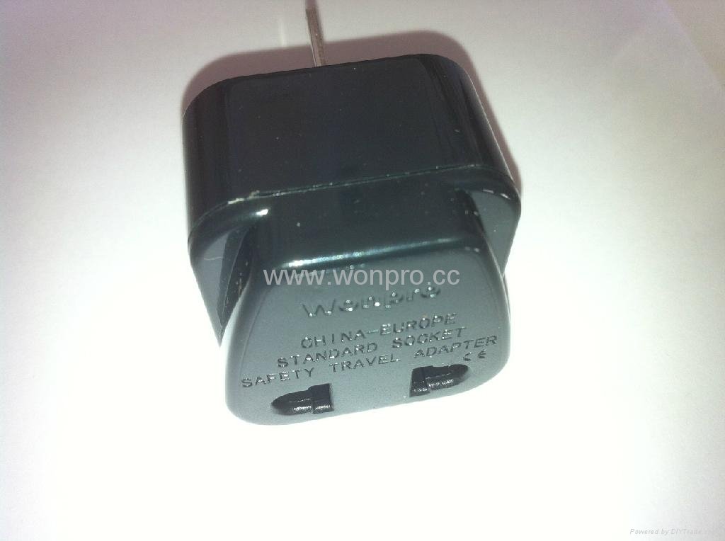 China (and old Australia) Plug Adapter (Grounded))(WA6B-16-BK） 2