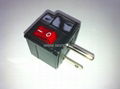 日美式插头转英标插座附开关带灯转换器(WSA7-5-BK)