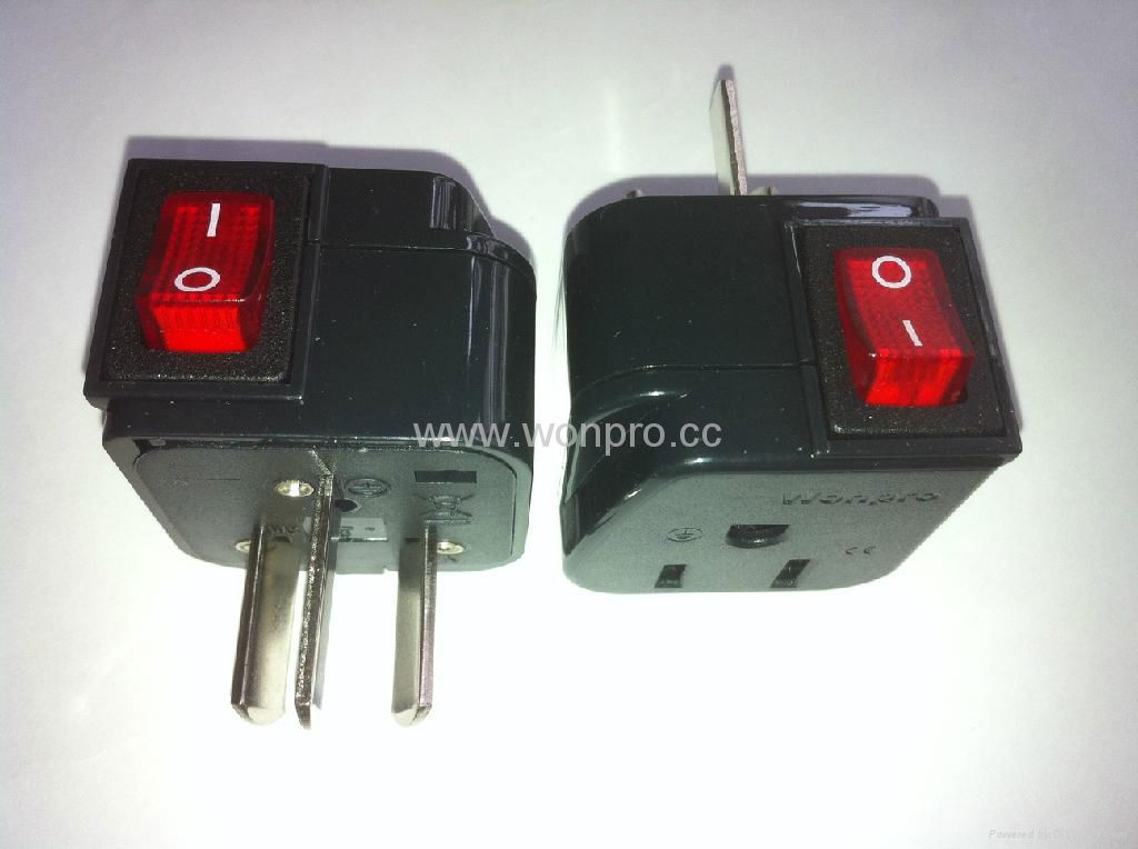 China (and old Australia) Plug Adapter (Grounded))（WSA5A-16-BK)