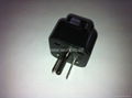 Japan US Ungrounded Plug Adapter（WA7-5-BK)