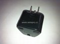 Japan US Ungrounded Plug Adapter（WA7-5-BK) 5