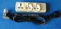 3,5,6 gang Euro type universal outlet power strip 5