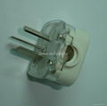 China 3C GB 2 pole Grounded Rewiring Plug 10A in White(WSP-16-W)