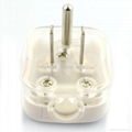 Japan, US, Taiwan 2 pole Grounded Rewiring Plug 15A125V in White(WSP-5-W)