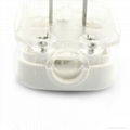 China 3C GB 2 pole Ungrounded Rewiring Plug 10A250V in White(WSP-6-W) 3