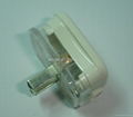 China 3C GB 2 pole Ungrounded Rewiring Plug 10A250V in White(WSP-6-W) 5