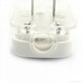 US Standard 2 pole Ungoounded Rewiring Plug 15A125V in White(WSP-6-1W)