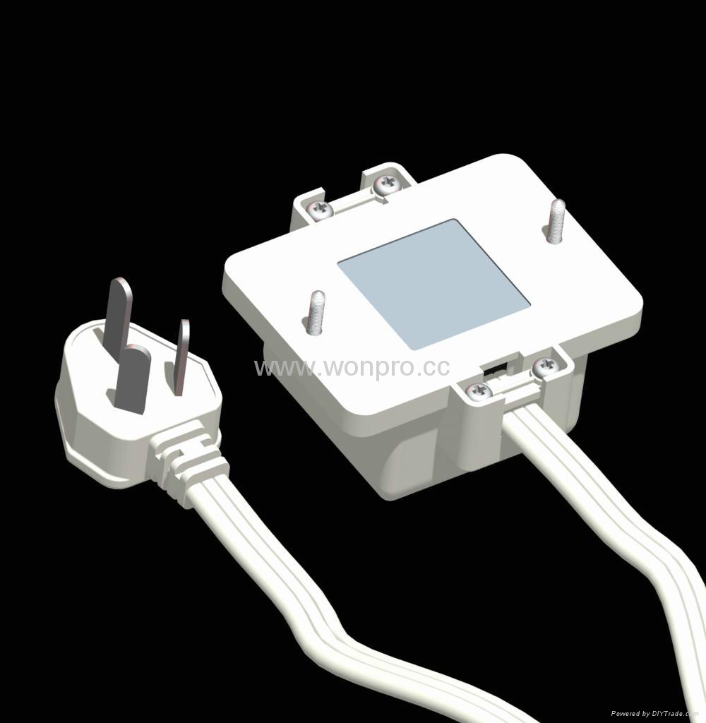 外露式一位國標三極插座帶電源線(WF-7.1R16-DT116) 5